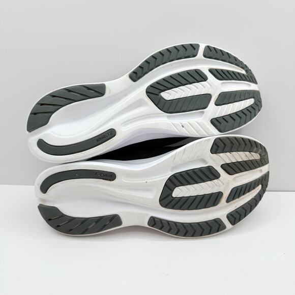 Saucony Ride 15 Mens Size 11 Black White Lace-Up Power Running Shoes S20729-05 - Picture 7 of 8